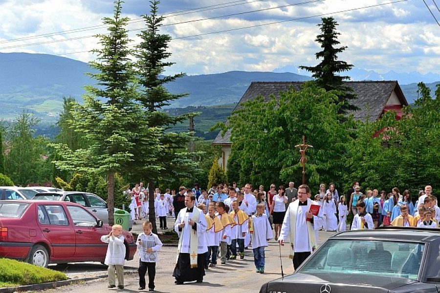 BOŻE CIAŁO 2012, Strzyganiec, Kościół Podwyższenia Krzyża Świętego na Strzygańcu