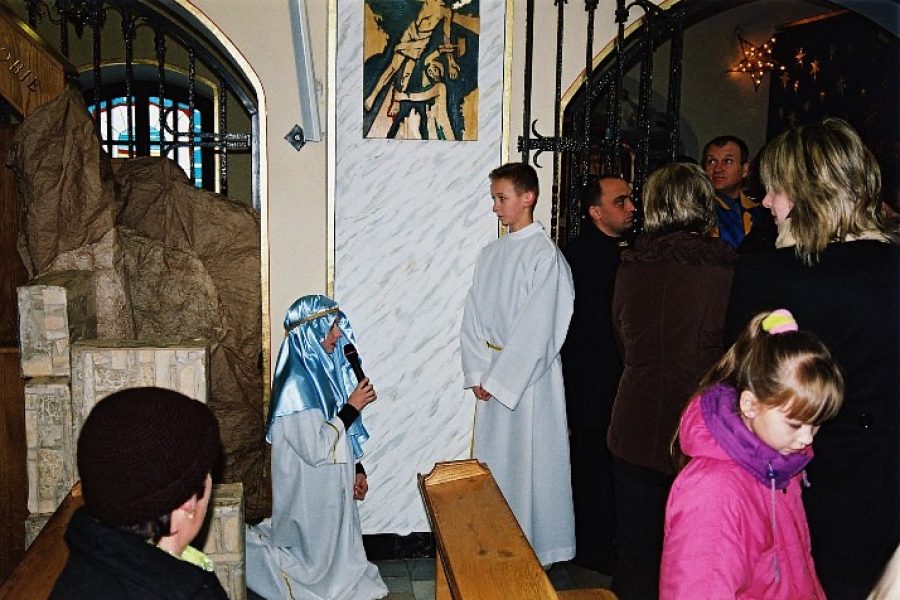 Jasełka 2008 na 2009, Strzyganiec, Parafia Podwyższenia Krzyża Świętego na Strzygańcu