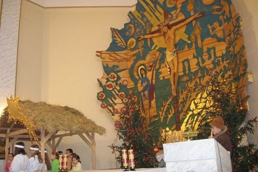 Jasełka 2008 na 2009, Strzyganiec, Parafia Podwyższenia Krzyża Świętego na Strzygańcu