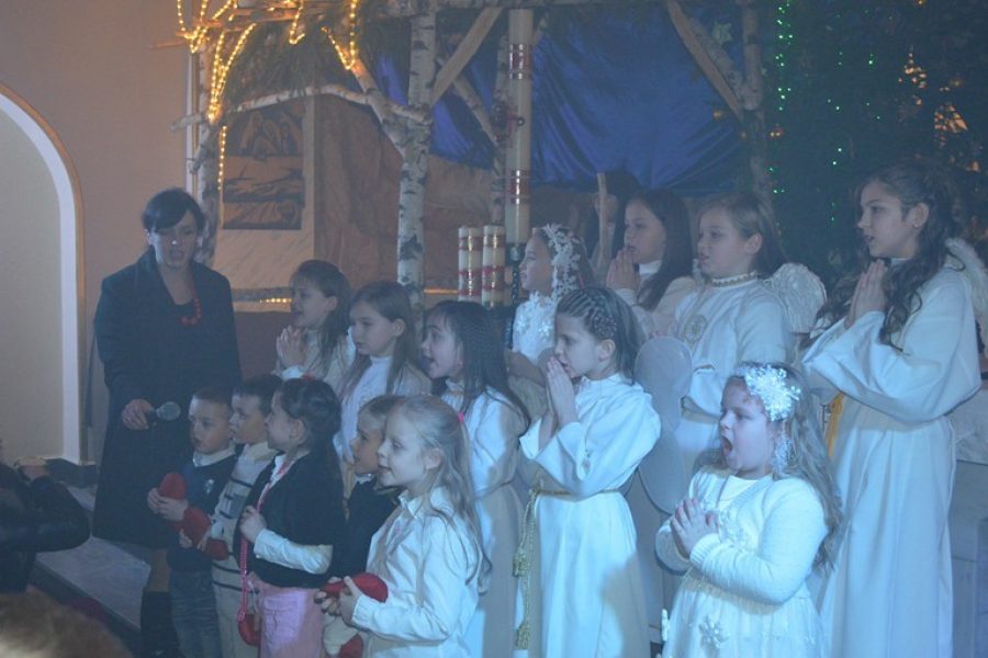Jasełka 2012-2013, Strzyganiec, Kościół Podwyższenia Krzyża Świętego na Strzygańcu