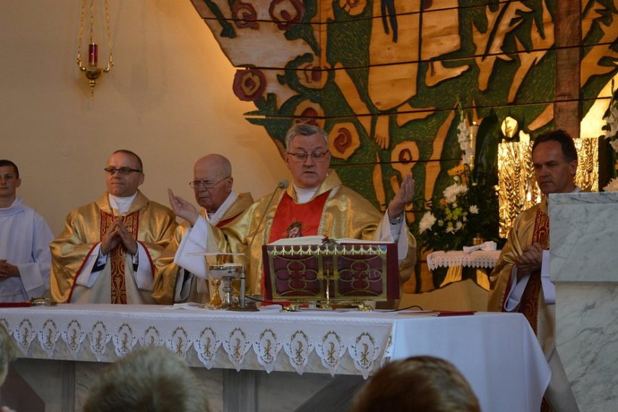 Jubileusz 50-lecia kapłaństwa ks. Józefa Bodzionego, Strzyganiec, Kościół Podwyższenia Krzyża Świętego na Strzygańcu